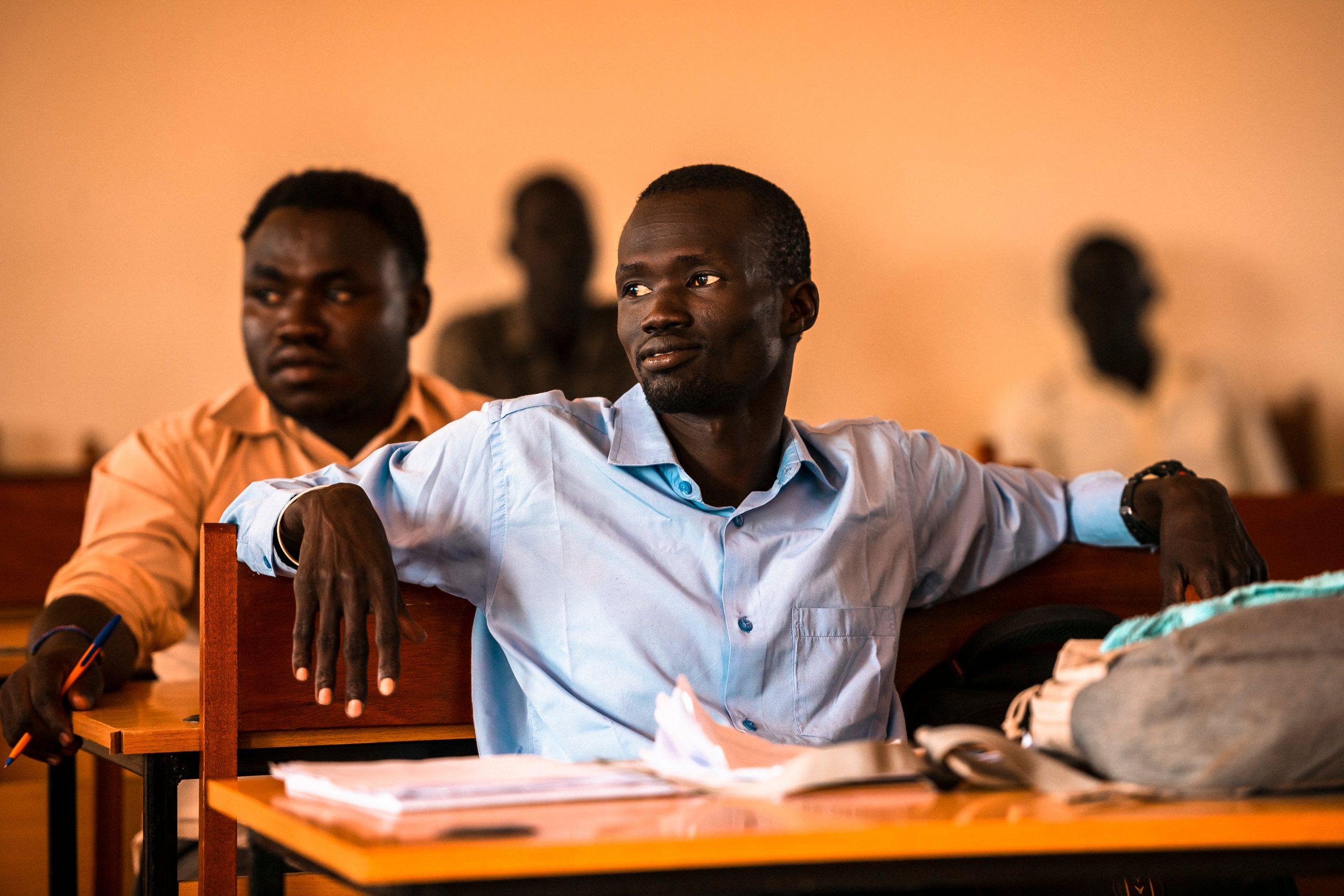 Mawut Wwar Chol, a refugee teacher