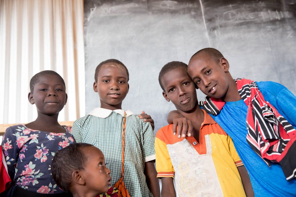 refugee children at school